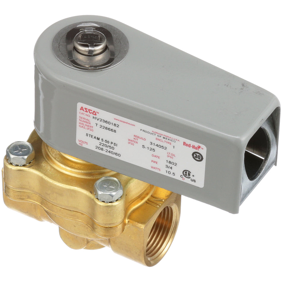 240V 3/4 in Solenoid Valve for Hobart – view 2