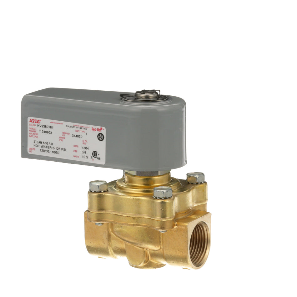 Stero 0P-542815 3/4 in. 120V Hot Water Solenoid Valve for Hobart