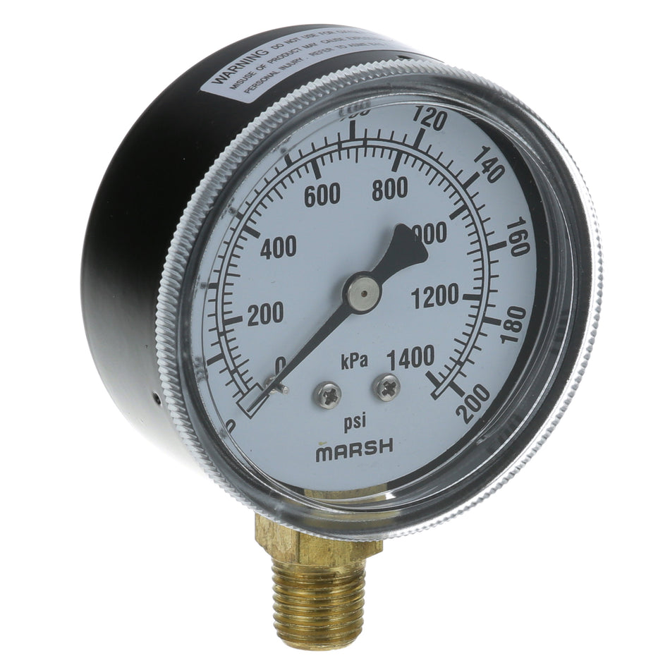 0-100 PSI Dishwasher Pressure Gauge for Vulcan Hart, Hobart – view 2