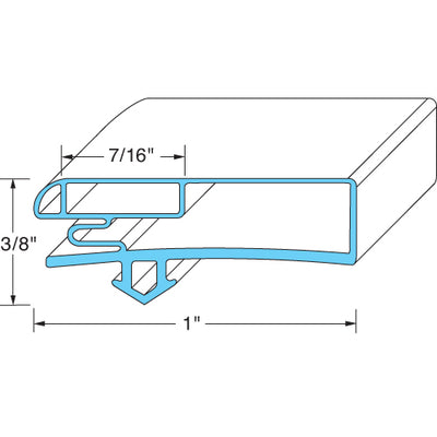 Door Gasket - Replaces Anthony 02-14160-2017