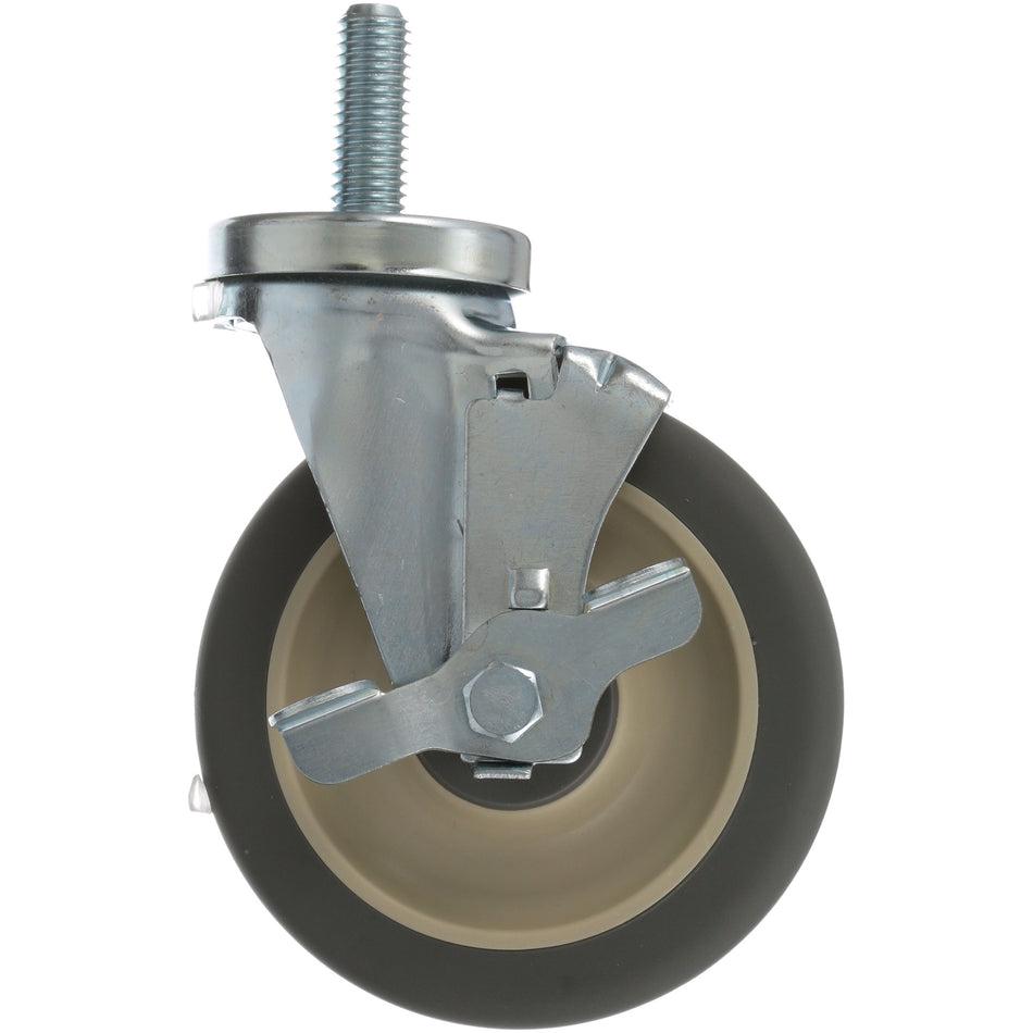 Threaded Stem Caster with 5" Wheel & Break – view 2