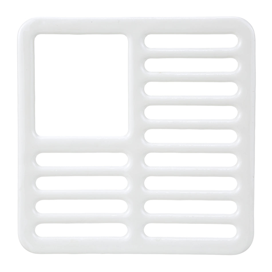 9 1/4 in. Porcelain 3/4 Floor Sink Top Grate