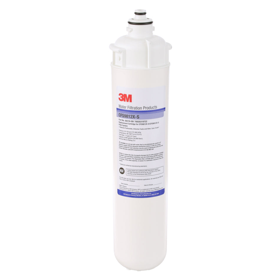 3M 9000 Series Hot Beverage/Ice Machine Replacement Water Filter Cartridge w/ Scale Inhibitor - 5631