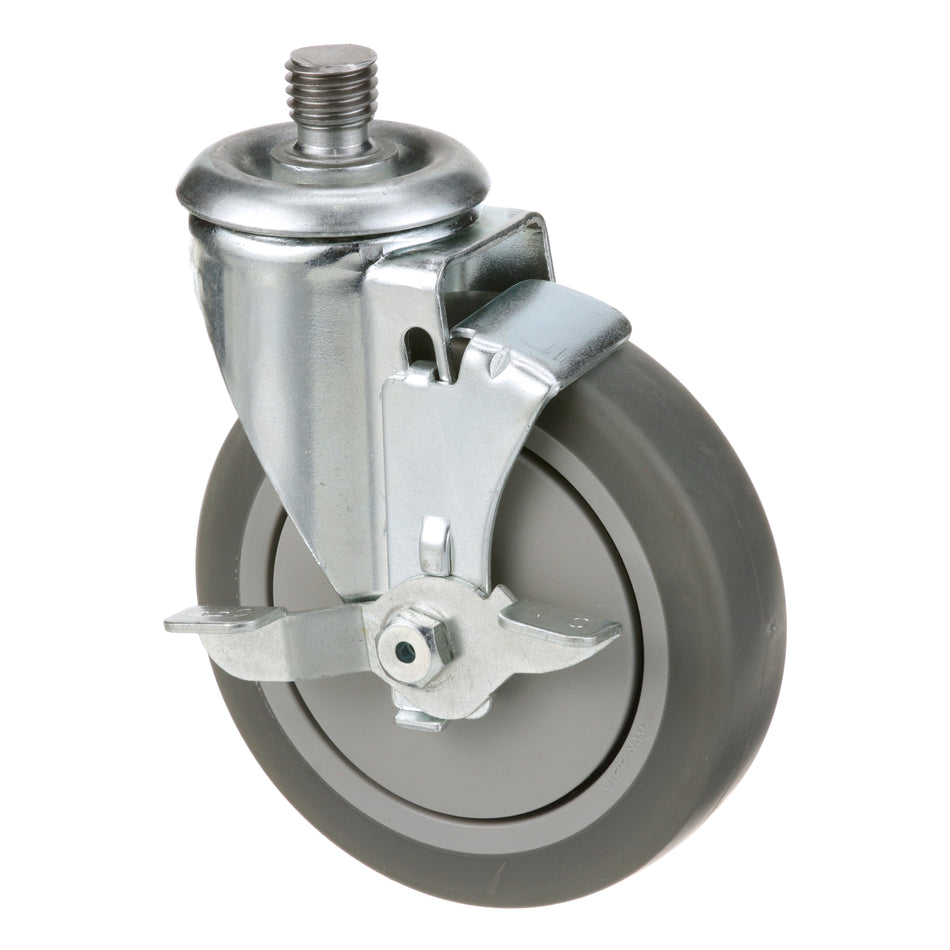 5 in Locking 3/4 in Threaded Stem Caster – view 2