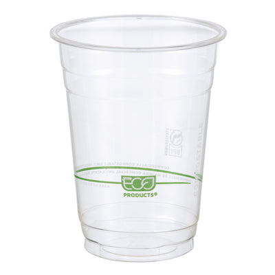 Eco Products 16 oz GreenStripe® Cold Corn Cups Clear - EP-CC16-GS
