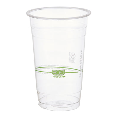 Eco Products 20 oz GreenStripe® Cold Corn Cups Clear - EP-CC20-GS