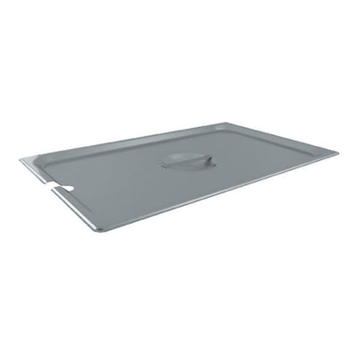 Winco Full Size Notched Pan Cover Stainless Steel