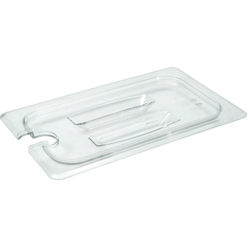 Cambro 10CWCHN135 Full Size Clear Camwear® Notched Handled Food Pan Cover