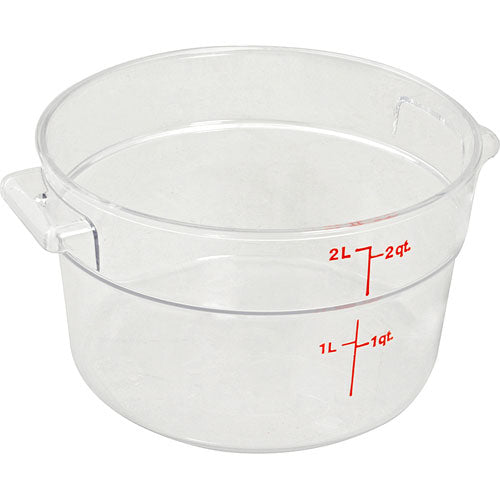 Cambro RFSCW2135 2 qt Camwear® Food Storage Container