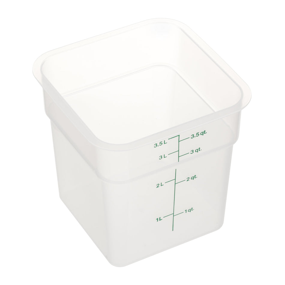 Cambro 4SFSPP190 4 qt CamSquare® Food Storage Container