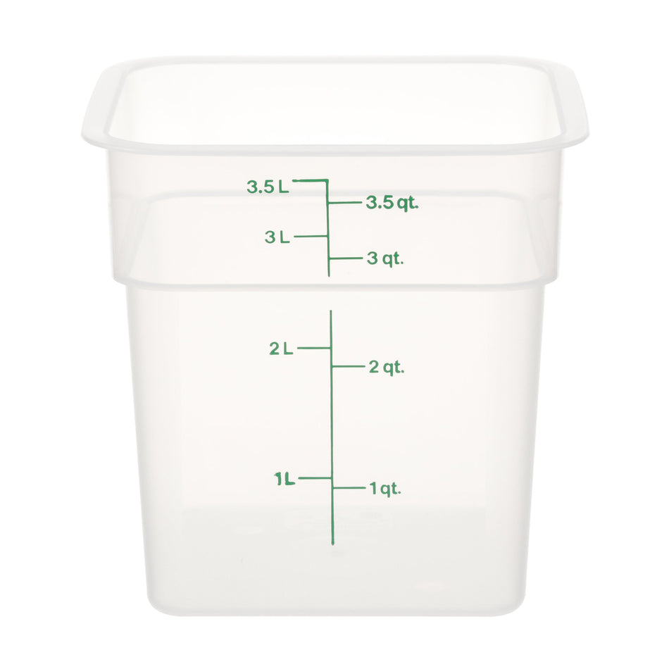 Cambro 4SFSPP190 4 qt CamSquare® Food Storage Container
