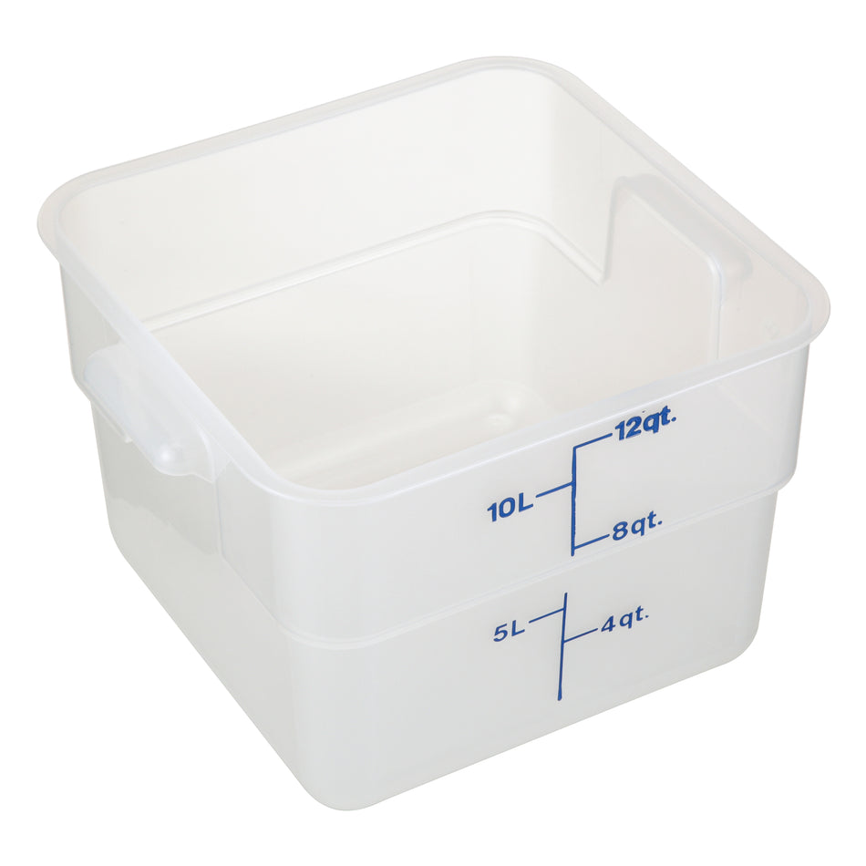 Cambro 12SFSPP190 12 qt CamSquare® Food Storage Container