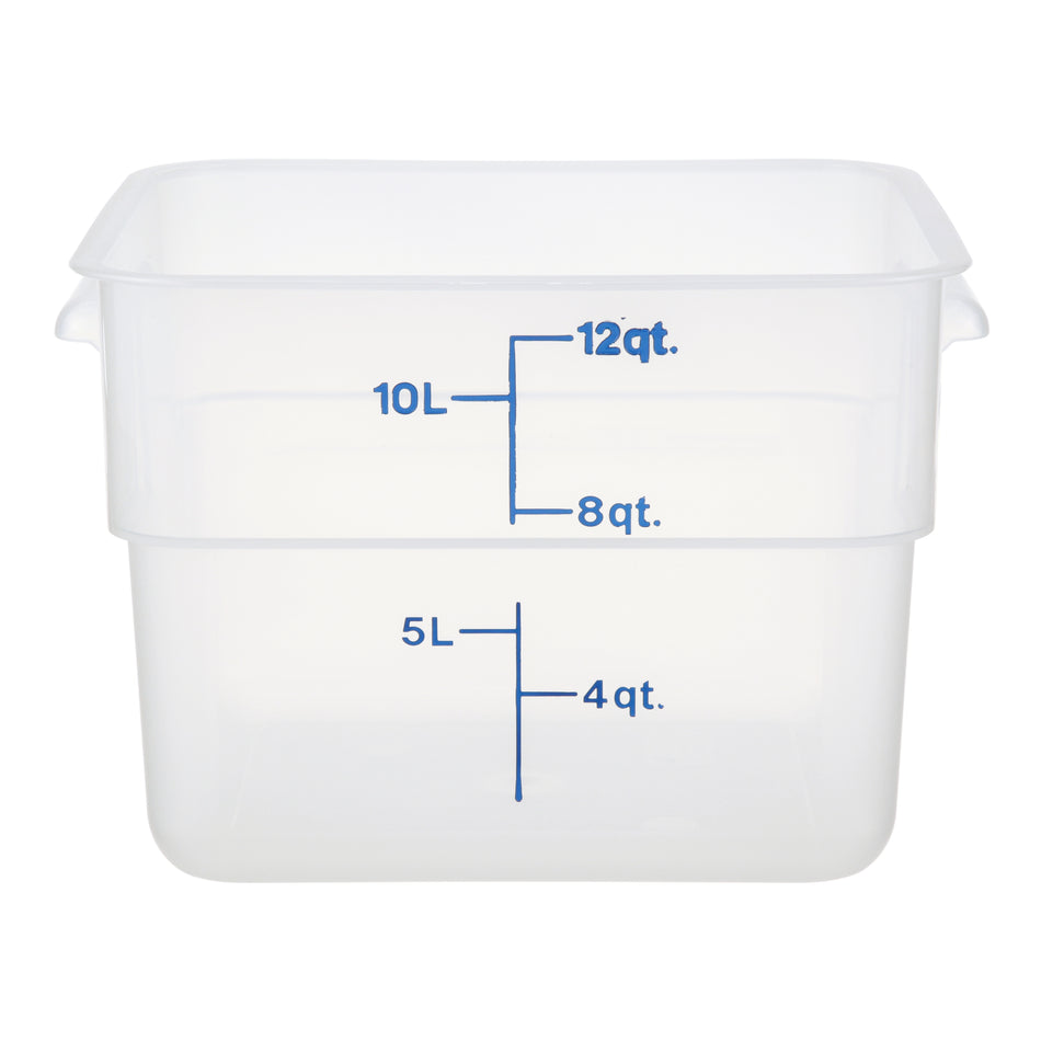 Cambro 12SFSPP190 12 qt CamSquare® Food Storage Container