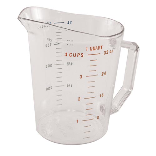 Cambro 100MCCW135 1 qt Camwear® Measuring Cup