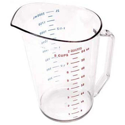 Cambro 200MCCW135 2 qt Camwear® Measuring Cup