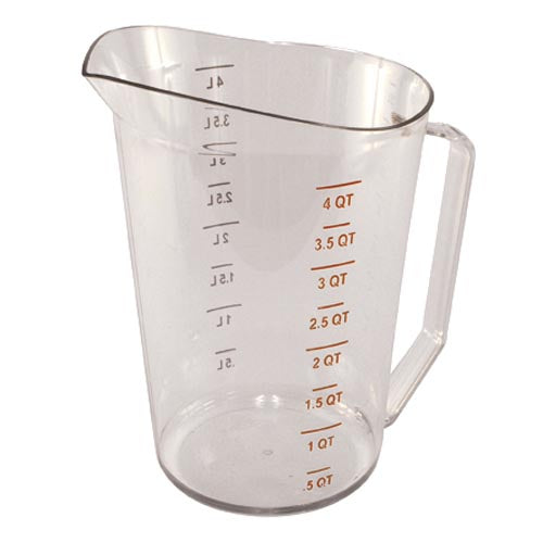 Cambro 400MCCW135 4 qt Camwear® Measuring Cup