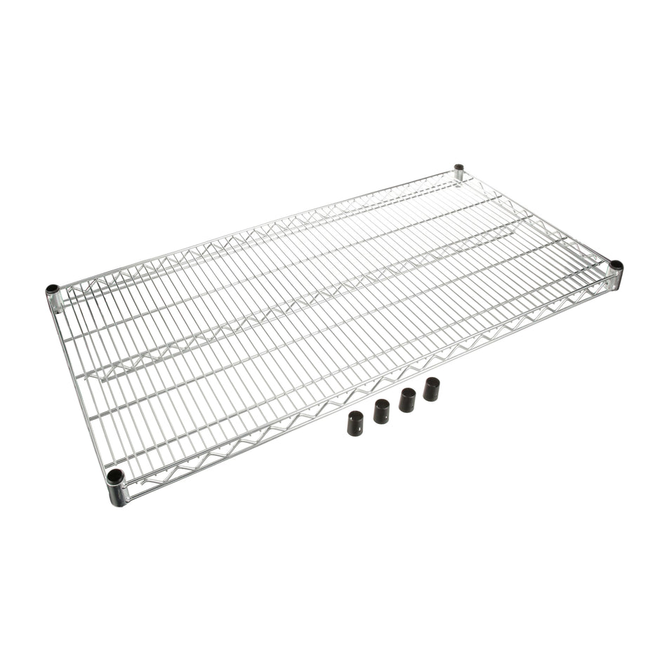 Olympic J2448C 24 in x 48 in Chromate Finished Wire Shelf