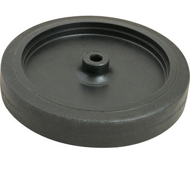 Standard-Duty 5" Caster Wheel with Plain Bearing Black rubber wheel with plastic hub 15/16