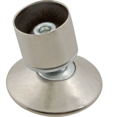 1 1/4 in OD Metal Swivel Base Boot Glide