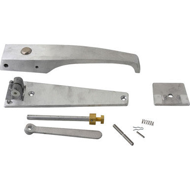 Latch (Narrow, W/ Lever Fl, Brshed