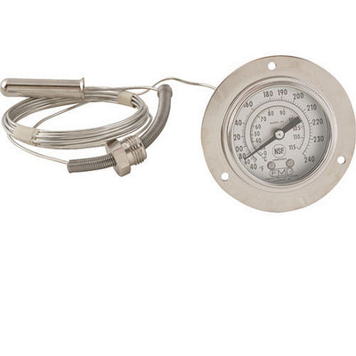 Thermometer , Flng Mt, 40-240F Stainless steel