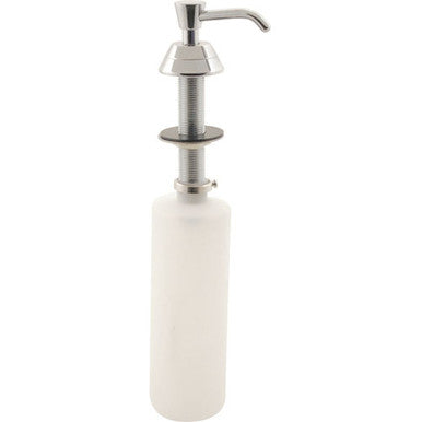 16 oz 2 1/2 in Chrome Liquid Soap Dispenser