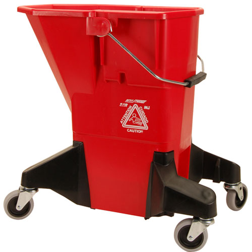 Red Plastic Mop Bucket - Replaces Lancaster 940915