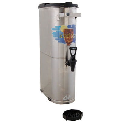 Wilbur Curtis 3 1/2 gal Iced Tea Dispenser 3.5 gal, Stainless Steel (TCTS, TCTT)