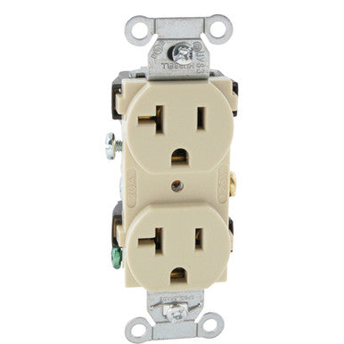 Beige Single Phase Non-Locking Plug 15/16