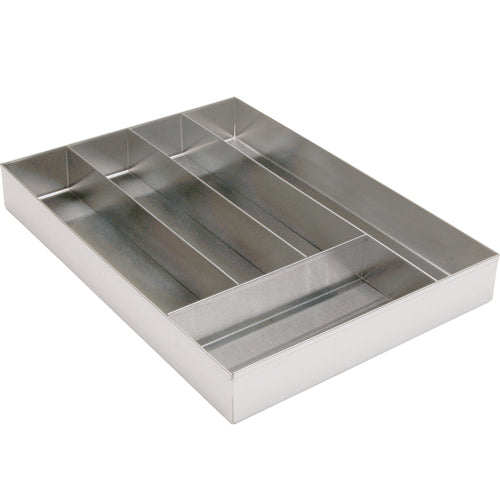Organizer, Flatware, 5 Comp, S/S Stainless Steel