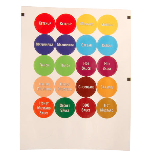 FIFO 8010-324 Identification Cap Labels