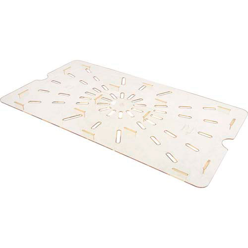 Cambro 10HPD150 Full Size Amber H-Pan™ High Heat Food Pan Drain Shelf