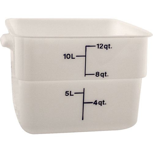 Cambro 12SFSP148 12 qt CamSquare® Food Storage Container