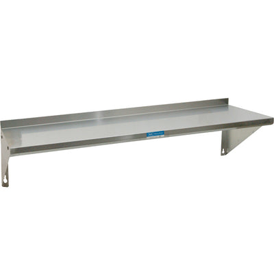 BK Resources 60 in x 16 in Stainless Steel Wall Shelf - BKWSE-1660