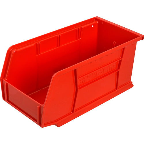 Storage Bin Plastic, Red for Sertek Llc (E0703-FD018100, E0703-FD018108) - Replaces Grainger 2W074