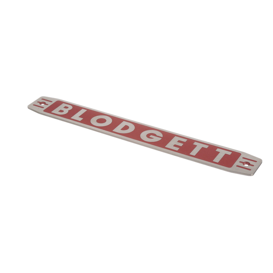 Blodgett 11255 Name Plate
