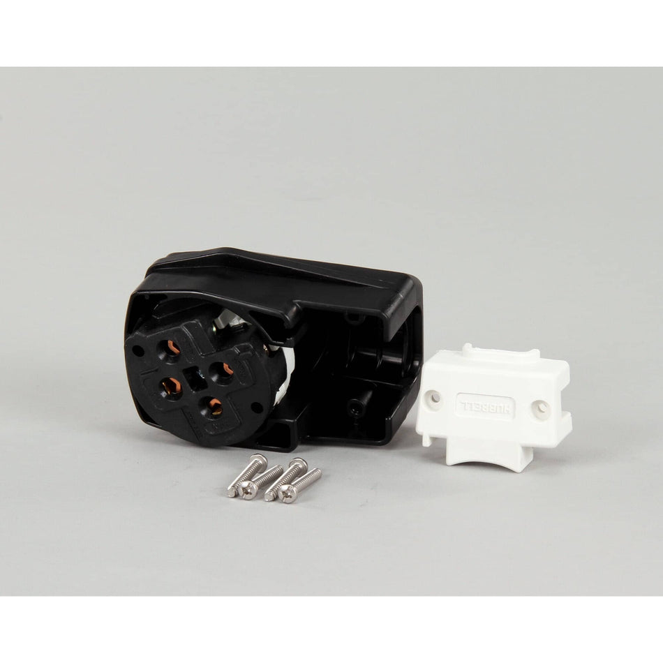 Hubbell HBL8452C 4 - Prong Angled Plug