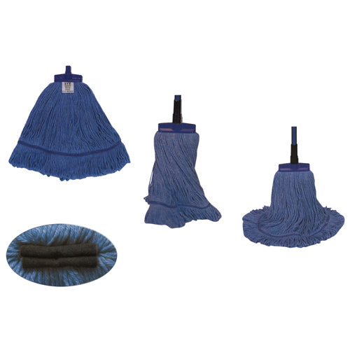 Large Blue Mop Head - Replaces San Jamar 3CSLBB