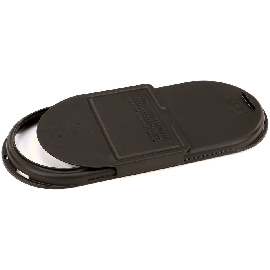 Curtis Lid, Brew-Thru (Assembly, Oval, Black) Plastic - WC-56052-P
