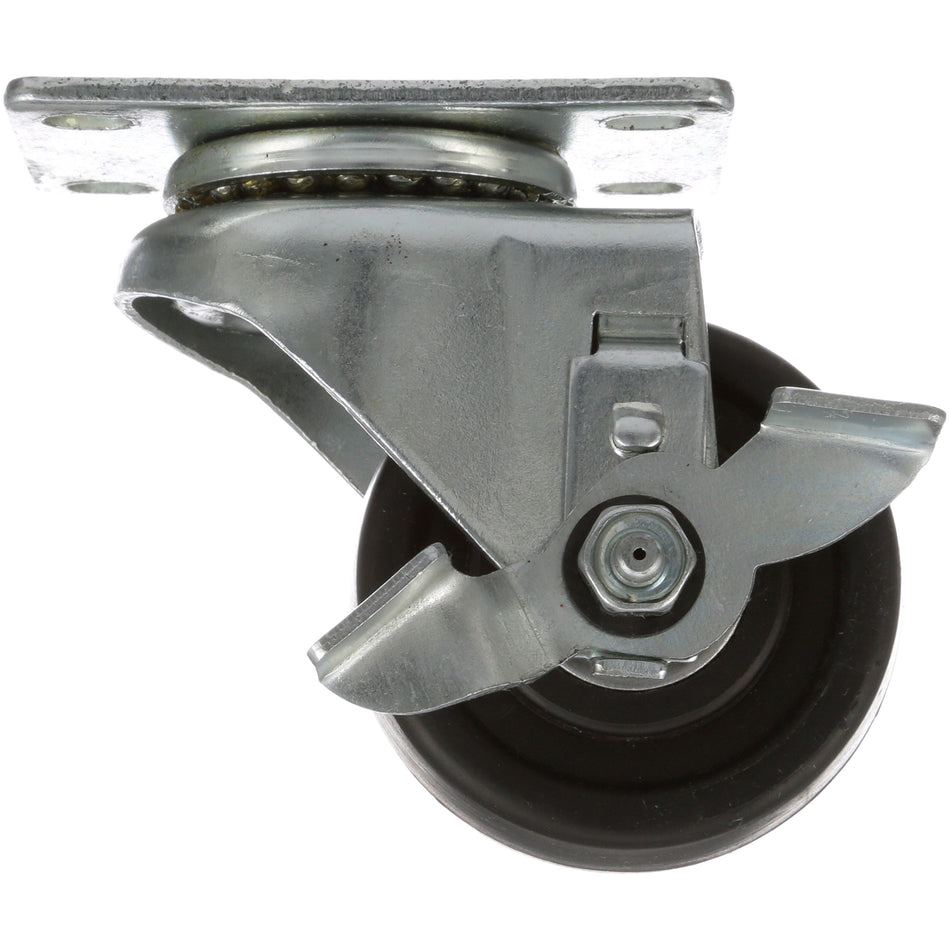 3 in Swivel Plate Caster with Brake for Delfield – view 2