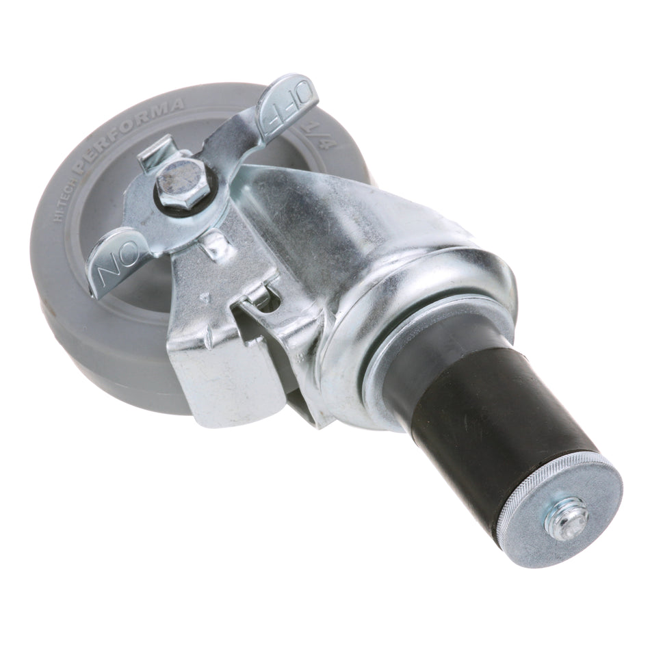 1/2 in Expanding Stem Swivel Caster with 4 in Caster and Brake – view 2