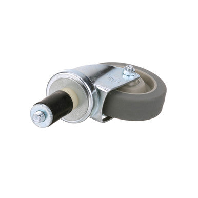 1 1/4 in Expanding Stem Caster W/ 4 in Rubber Wheel W/O Brake