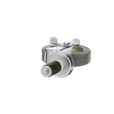 5 in Swivel Gray Rubber Caster W/Brake