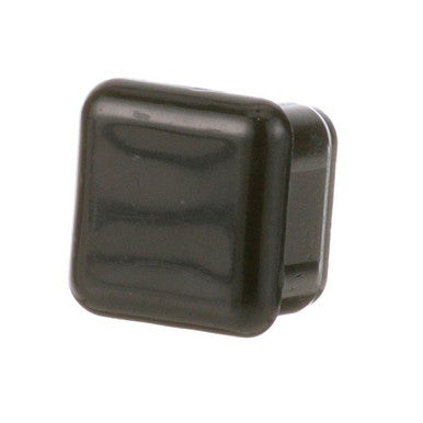 Black Square End Cap