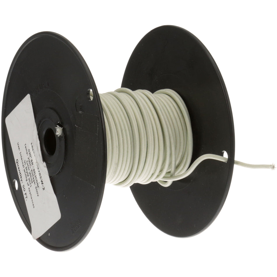 16 ga White High Temperature Wire – view 2