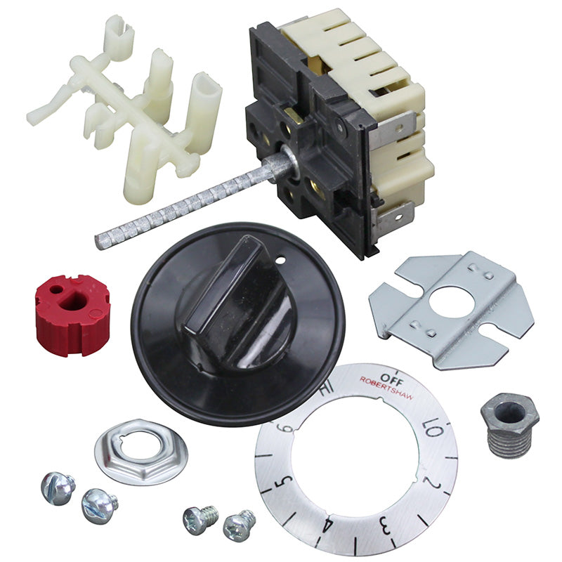 120v/15a Infinite Switch Kit with OFF-LO-2-6-HI Dial for Kairak – view 2
