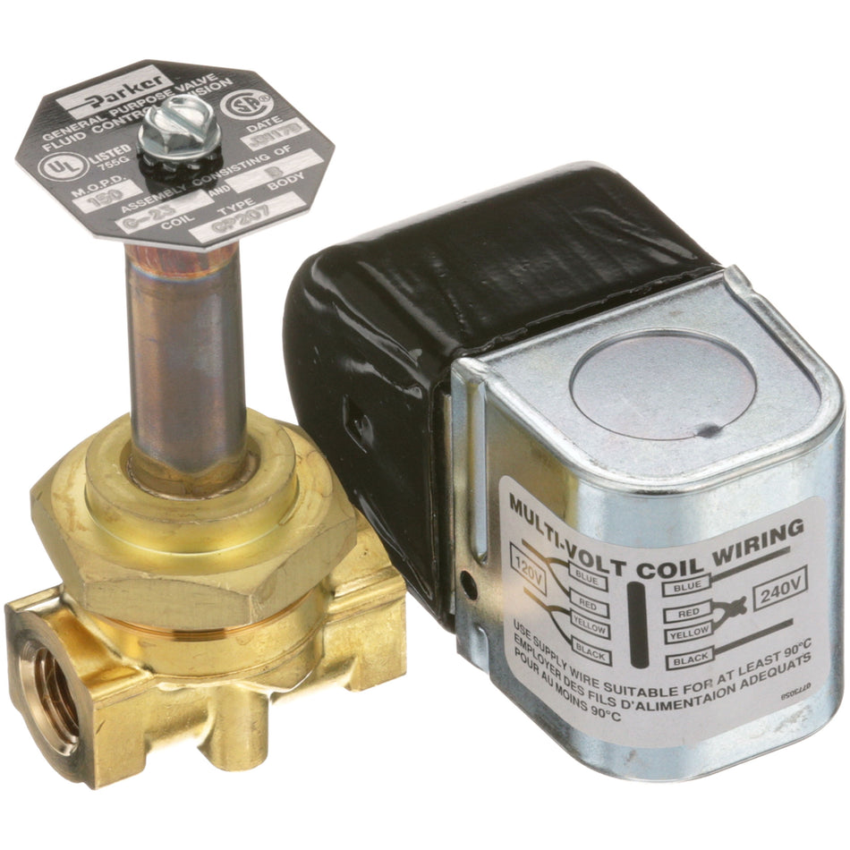 Solenoid Valve 1/4" 120/240V for Parker Hannifin – view 2