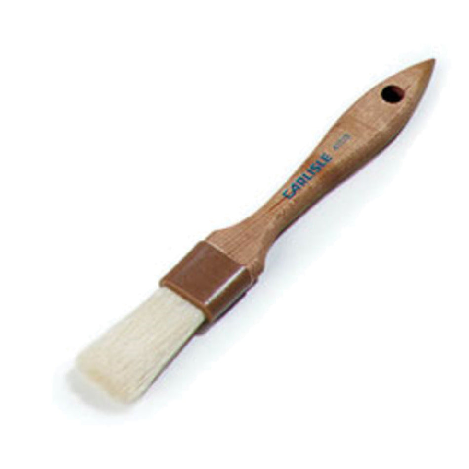 Carlisle 4037200 1 Inch Epoxy-set Basting Brush Wooden Handle Boars Hair