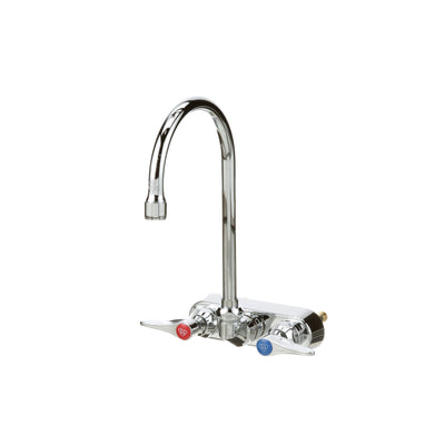 T&S Brass B-1146 4 in Wall Mount Workboard Faucet