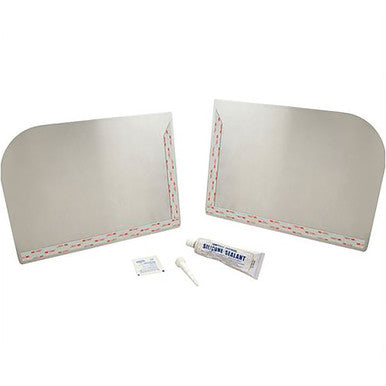 Left and Right Hand Sink Splash Guard Kit 12" H x 15" D